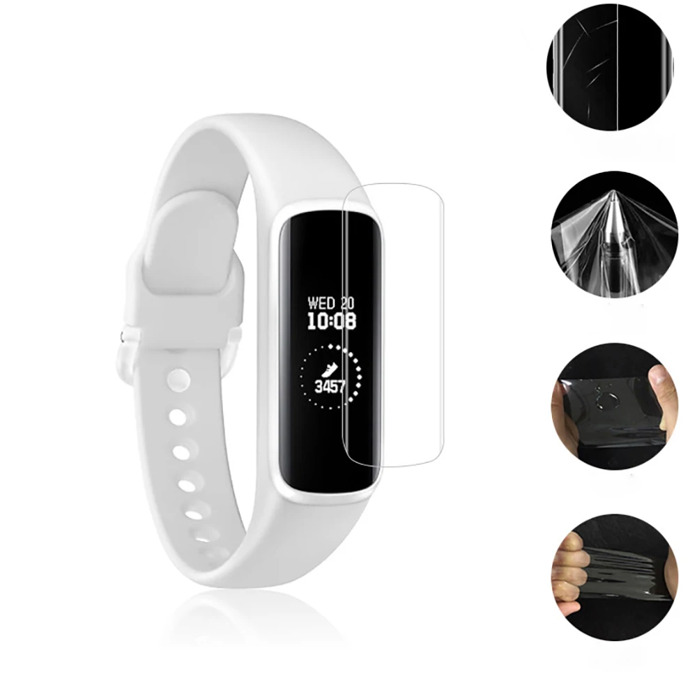 

Ультратонкая Защитная пленка для экрана Samsung Galaxy Fit-e Sport watch, Взрывозащищенная защитная пленка (не стекло), 5 шт.