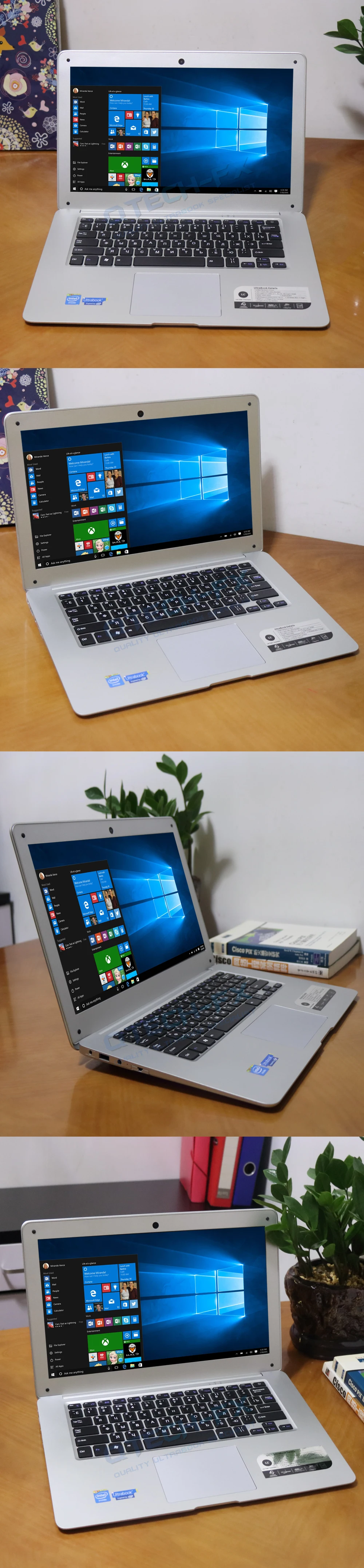 Pentium ноутбук 8 Гб Оперативная Память 500 ГБ 1 ТБ 1000 Гб HDD 1" Windows 10/7 быстро Процессор Intel 4 ядра арабский AZERTY Пособия по немецкому языку, русским и испанским языком