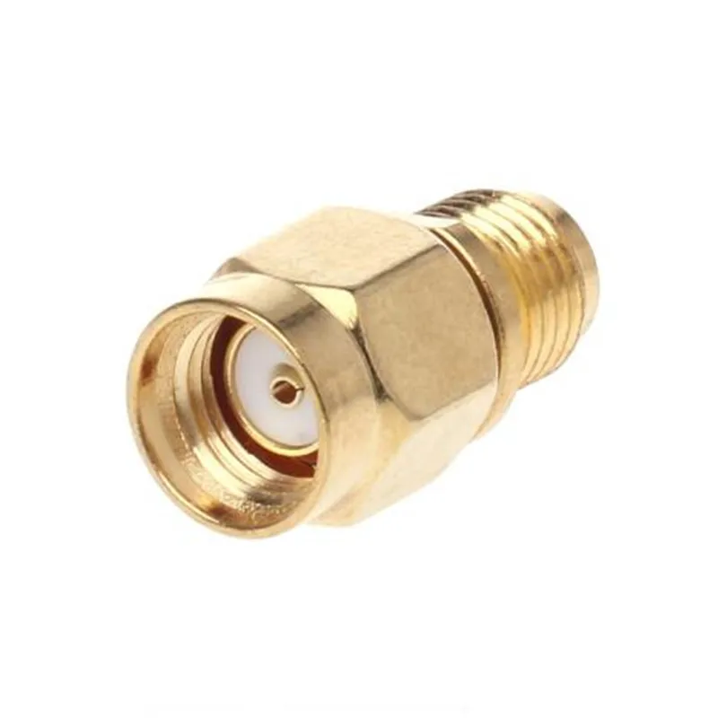 10pcs RP-SMA Male Plug to SMA Female Jack RF Coaxial Coax Adapter Convertor Connector Straight Goldplated | Обустройство дома