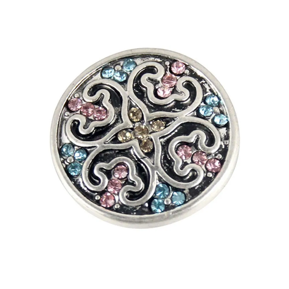 

2016new DIY Jewelry Accessory Antique Snap Buttons Fit 20mm Snap Jewelry Drop Shipping MDB18-73-10