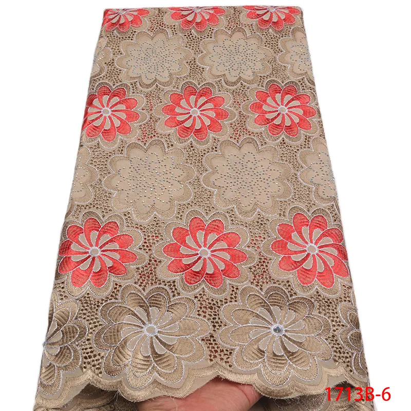 Nigerian Lace Fabric 2018 High Quality Applique Swiss Voile In Switzerland White African Dresses L1713B-2 | Дом и сад