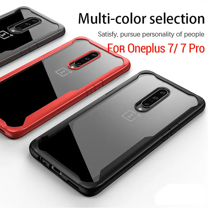Для Oneplus 7 Pro Чехол прозрачный чехол для телефона для OnePlus 7 Мягкий ТПУ силиконовый задний Чехол защитный чехол для One plus 7 Pro 6 6T