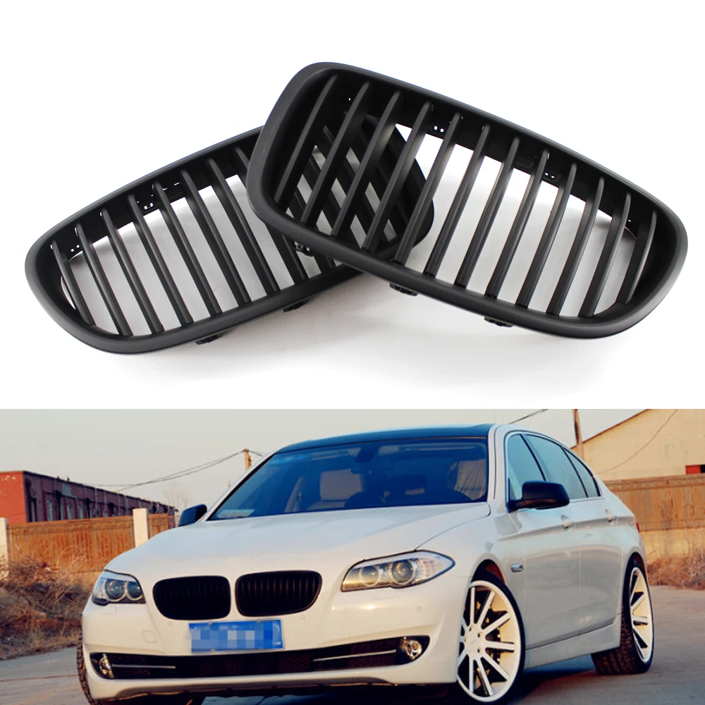 Матовая черная Автомобильная решетка седан/Универсал для BMW F10 F18 M5 10-16 |
