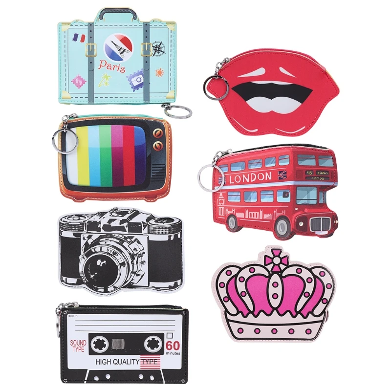 Модный женский и Детский кошелек THINKTHENDO для монет из искусственной кожи сменная