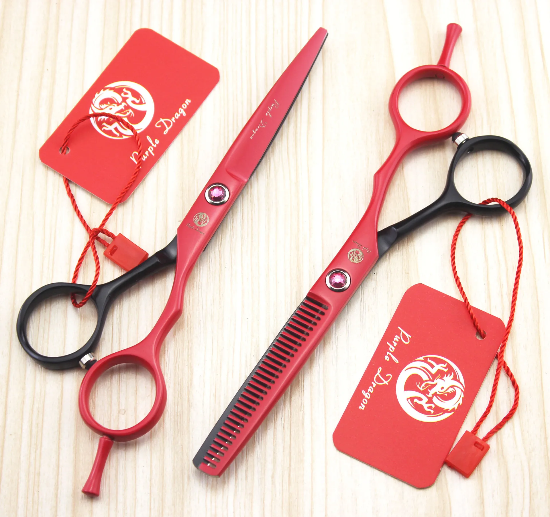 Профессиональные Титановые Парикмахерские ножницы 5 набор прямых ножниц для