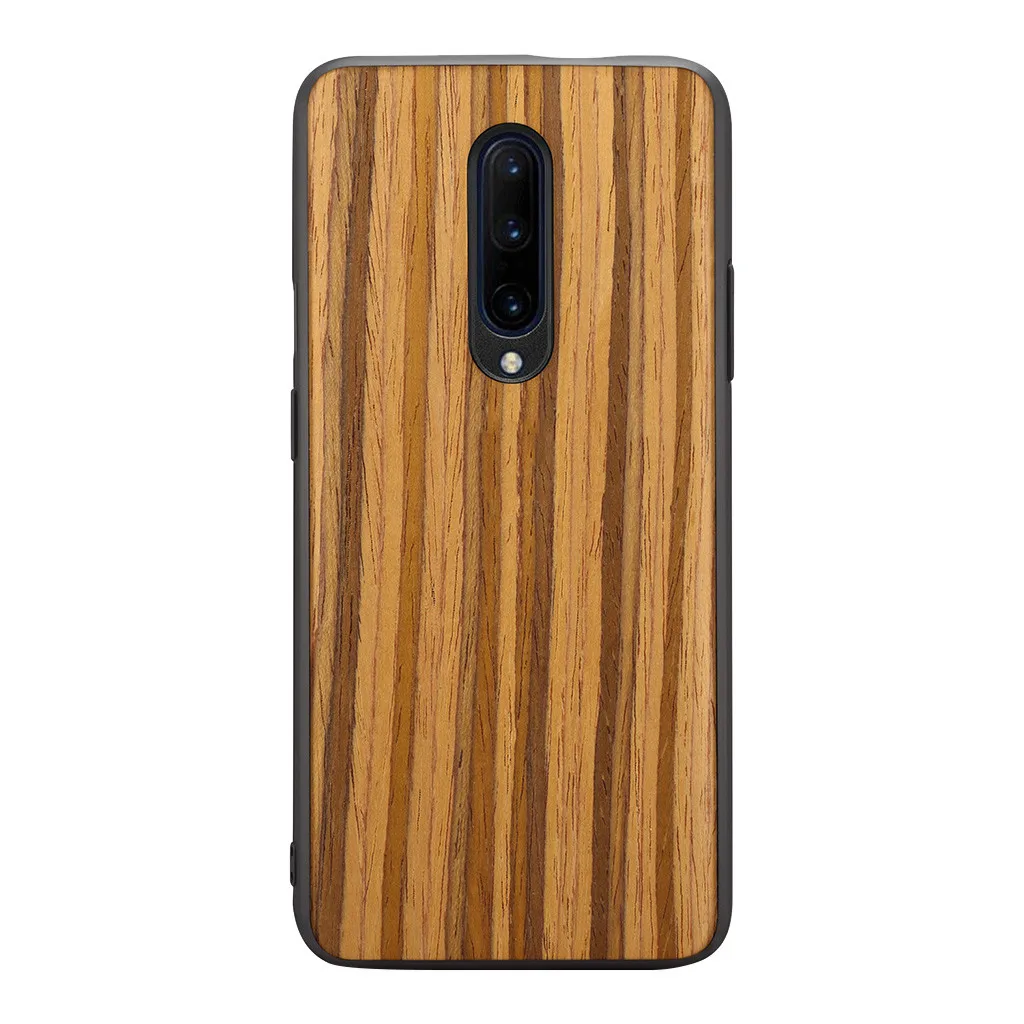 Ультратонкий деревянный прочный Чехол из углеродного волокна для Oneplus 7 Pro 6