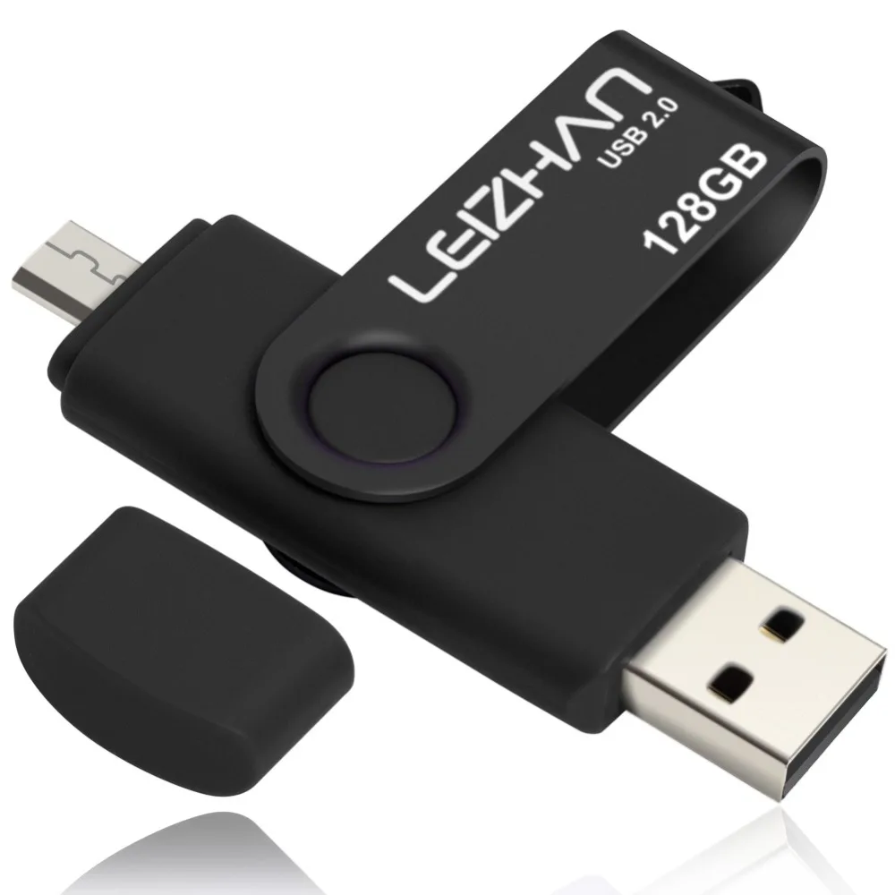 LEIZHAN микро OTG usb флеш-накопитель 128 Гб 64 ГБ 32 16 8 4 2 0 Memory Stick Android Pen Drive Photostick |