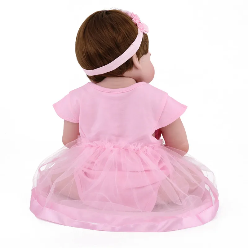 NPKDOLL игрушки полная силиконовая реборн кукла-младенец Детские реалистичные Adora