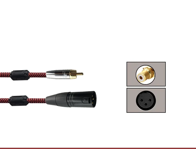 HIFI 2 RCA на двойной XLR аудио кабель папа для микрофонный сабвуфер миксер запись