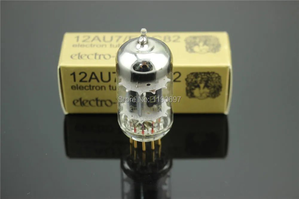 Электронная Золотая трубка 1 шт. новинка 12AU7 12AU7EH Сменная ECC82 ECC802 9 контактов