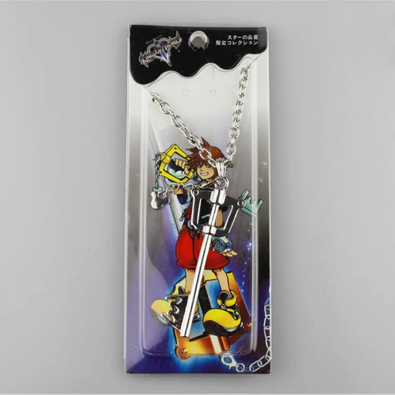 W3327 ключ-клинок из Kingdom Hearts Металл Цепочки и ожерелья игровые ювелирные изделия аксессуары фигурка игрушка для костюмированного представления, подарок