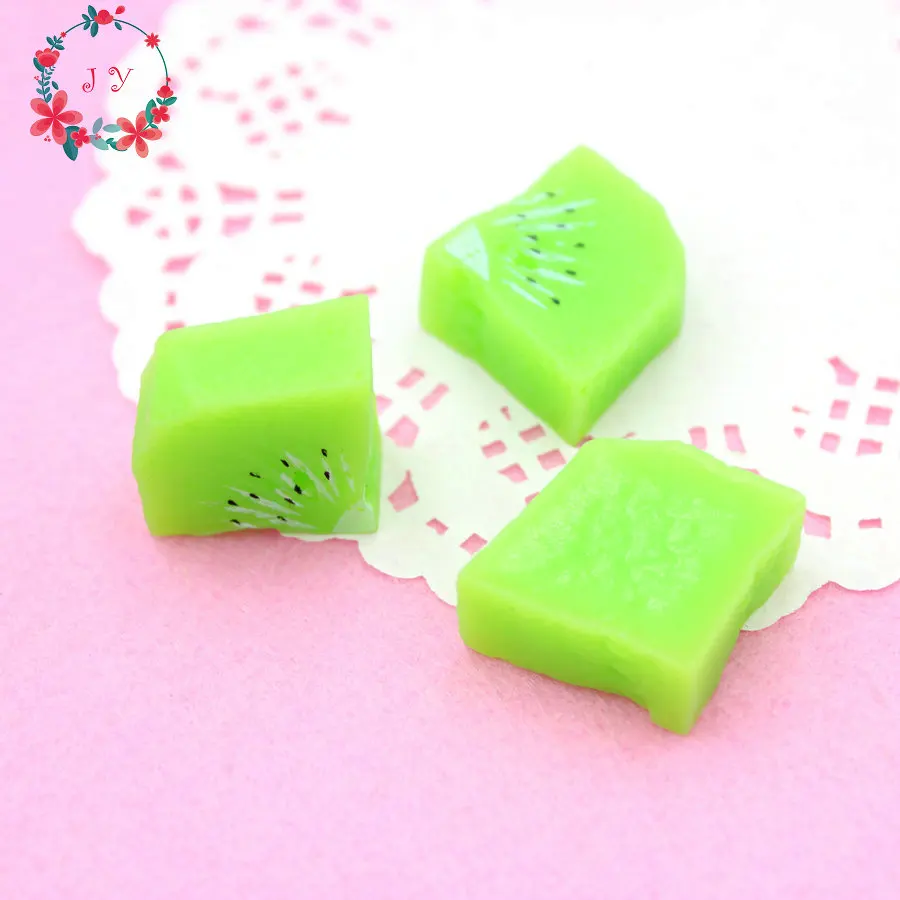 Kiwi 50 шт./лот, искусственные Кабошоны с плоской задней стороной, радужные украшения, кабошоны для домашнего декора - Цвет: Kiwi