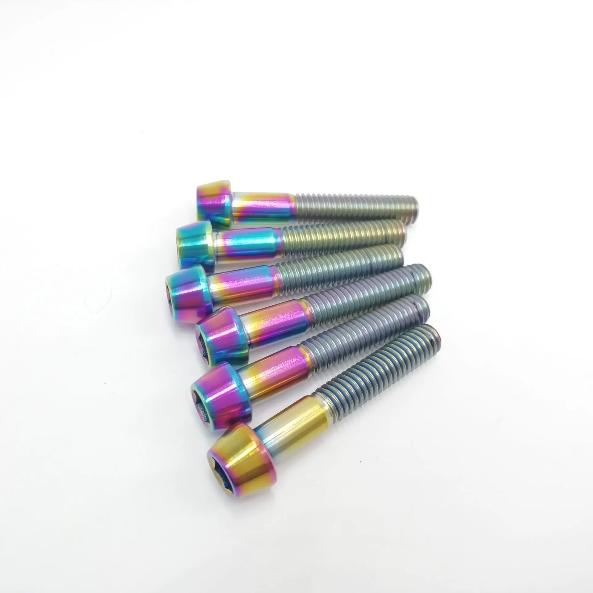 Титановый болт Ti M6x35mm M6 * 35 конический шестигранный винт с конической головкой