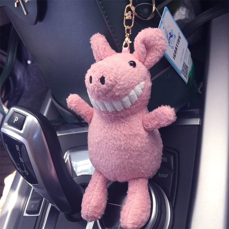 16 различных плюшевая кукла животного плюшевые брелки для ключей каваи свинья