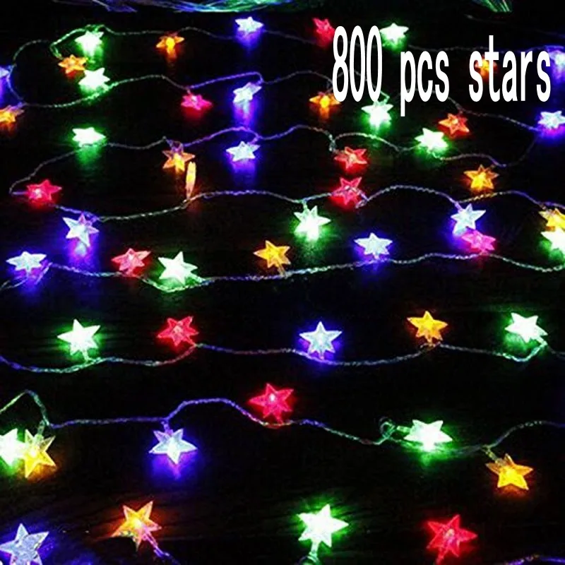 800 звездочек водостойкие частицы пятиконечные звезды стильные для