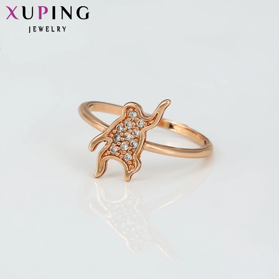 Xuping ювелирные изделия модное кольцо в форме сердца для женщин позолоченные