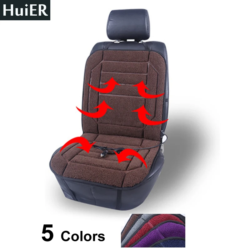 Новый 1 ШТ. Подогрева Сидений Крышка 5 Цветов С Подогревом Прокат мест Автомобили