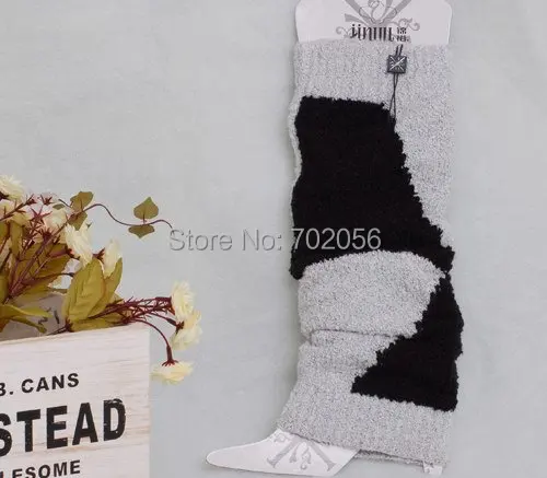 Раздельные комбинированные гетры в стиле пэчворк для балетных танцев