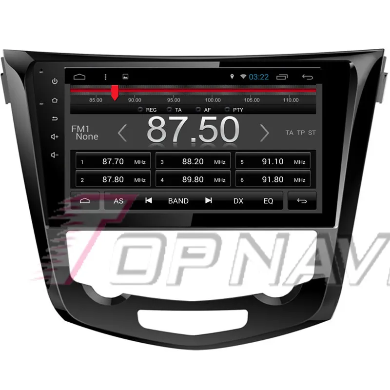 TOPNAVI 10.1" 1024*600 Quad Core Android 7.1 Car GPS Navigation for Nissan X-Trail 2016-Autoradio Multimedia Audio Stereo NO DVD |