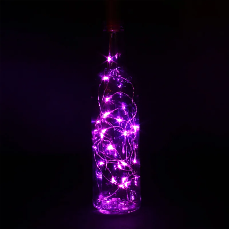 190 см 20LED бутылка затвор свет строки РОЖДЕСТВО свадьба декоративная лампа