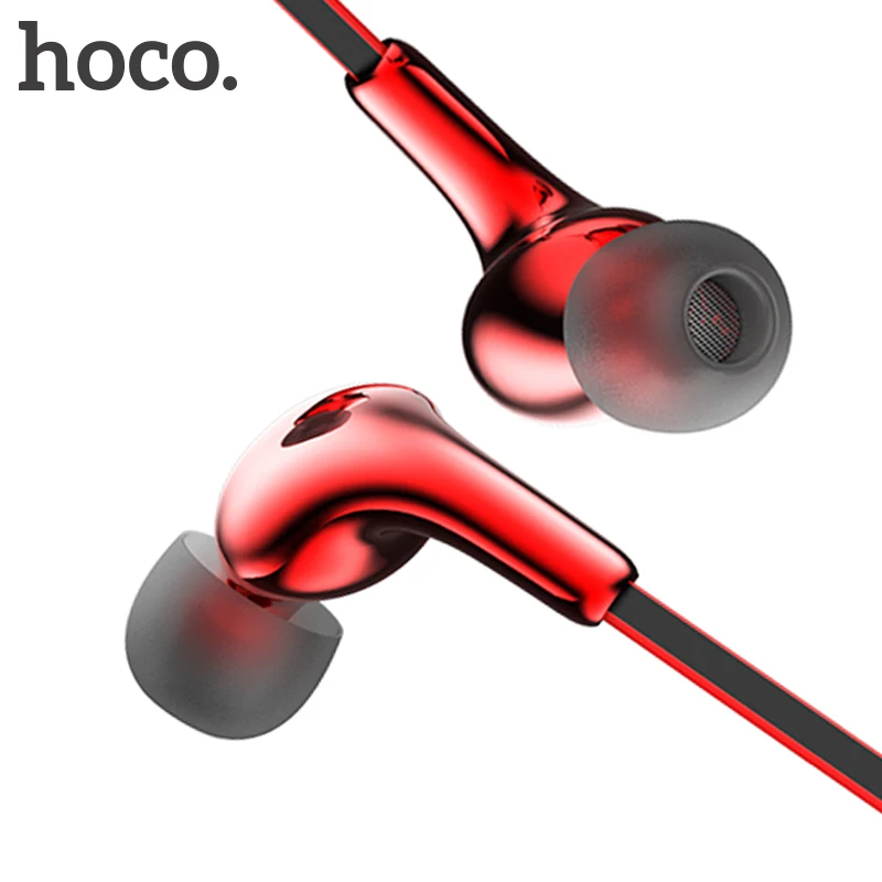Спортивные наушники вкладыши HOCO M30 с микрофоном и басами для xiaomi iPhone Samsung