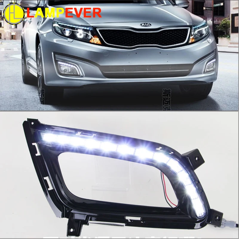 Автомобиль DRL Комплект для KIA K5 Оптима 2013 2014 2015 Светодиодный дневной светильник