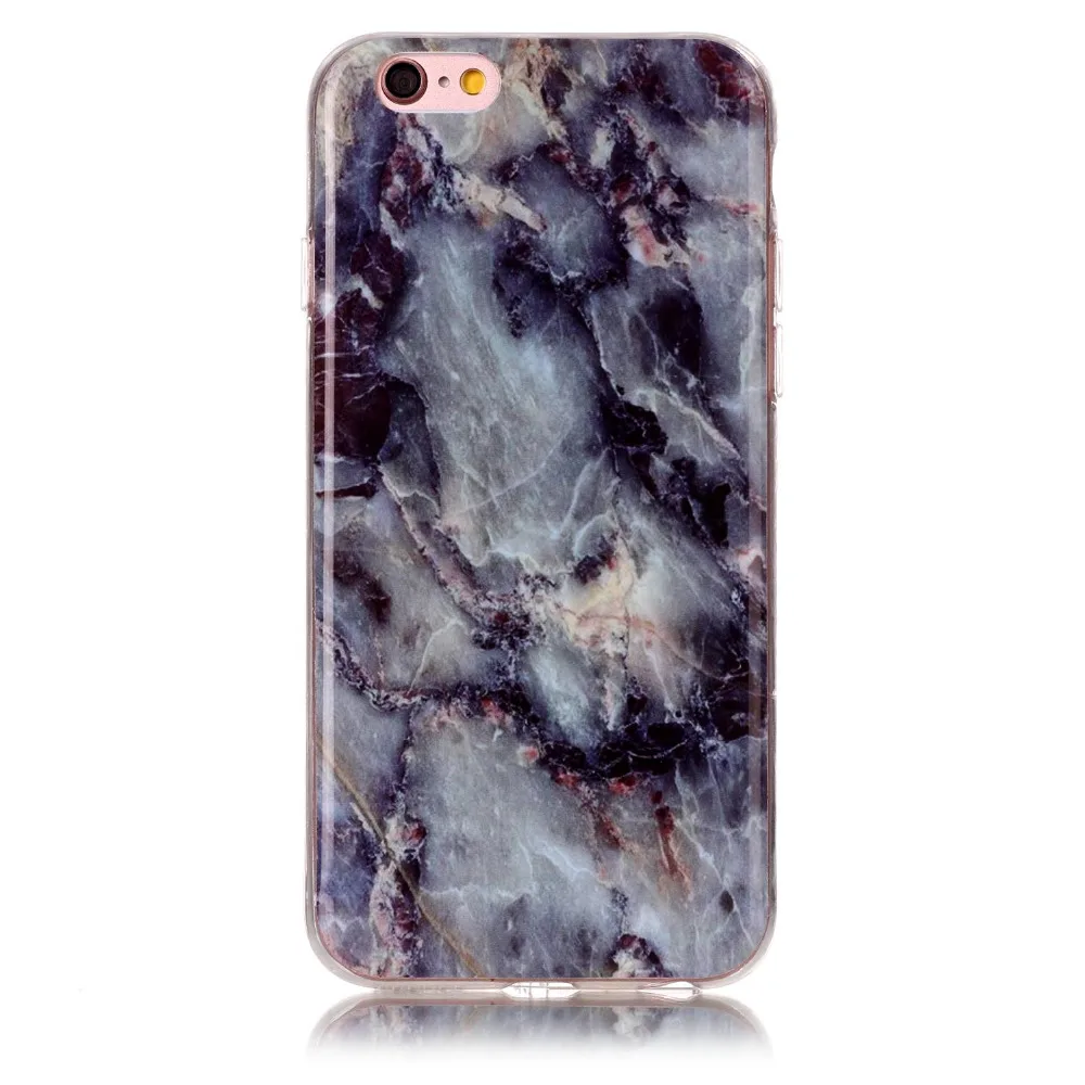 5S Мрамор Ультра Тонкий силиконовый чехол для IPhone 4 4S 5 5C 5SE 6 S 7 8 плюс X крышка IPod Touch