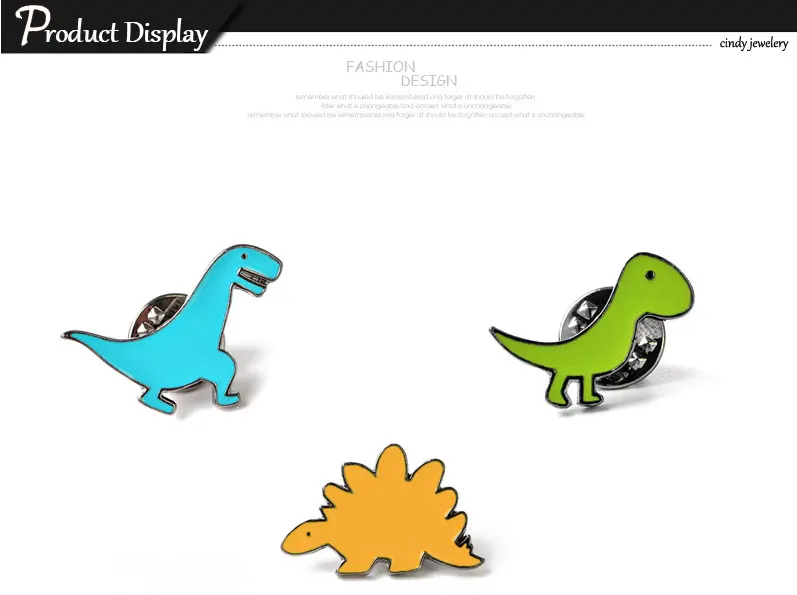 3~8 Pcs/set Cute Cherry Banana Enamel Brooch Pin Flamingo Dinosaur Plants Food Cats Cactus Juice Pins Badge Brooches For Women