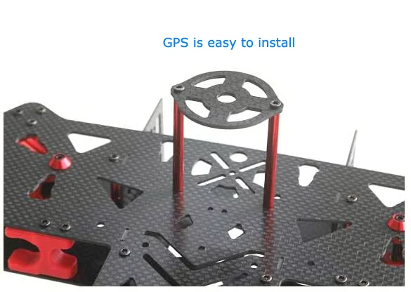 680 мм Alien Quadcopter 3K Углеродное волокно складная рама комплект большое пространство APM PIX установка ЧПУ Алюминиевый Мотор крепление с светодиодный FPV лампой