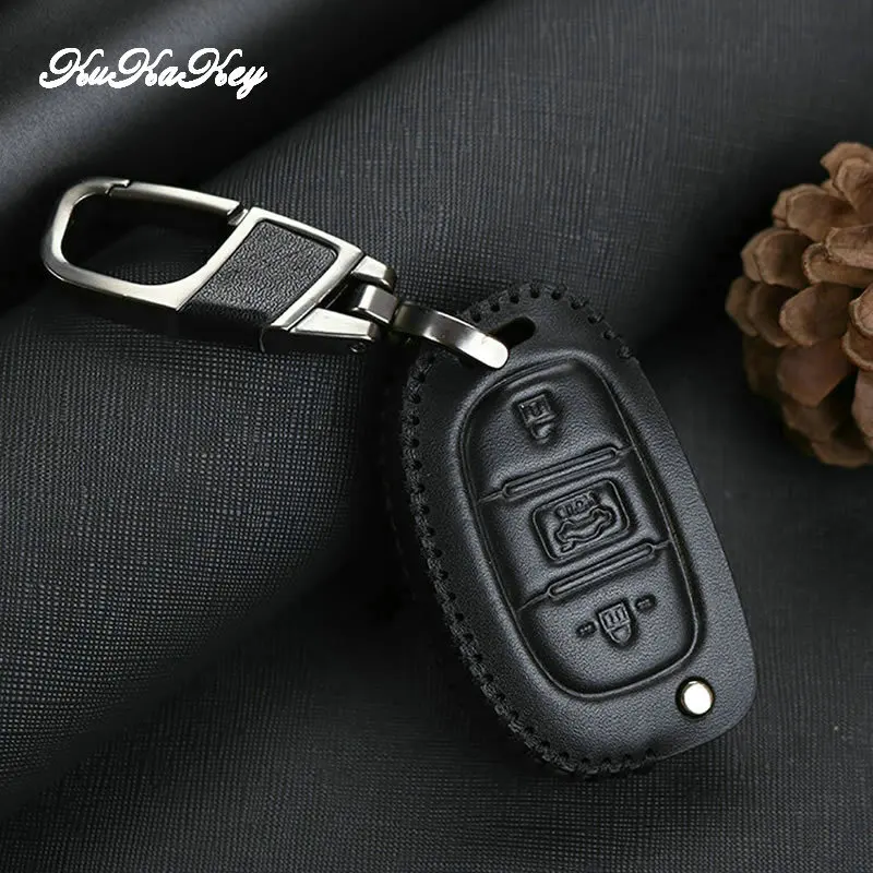Чехол для автомобильного ключа Hyundai чехол из натуральной кожи сумка Hb20 I30 IX20 Elantra
