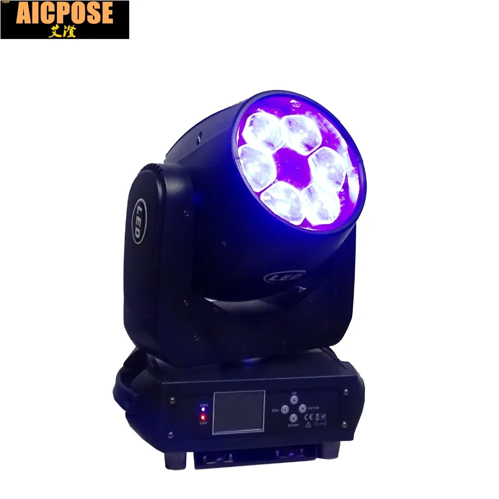 2 шт./лот LED Super Beam 6x40 Вт RGBW 4в1 ZOOM moving head beam light bee eye для бара led stage lighting dmx dj lights|Эффект