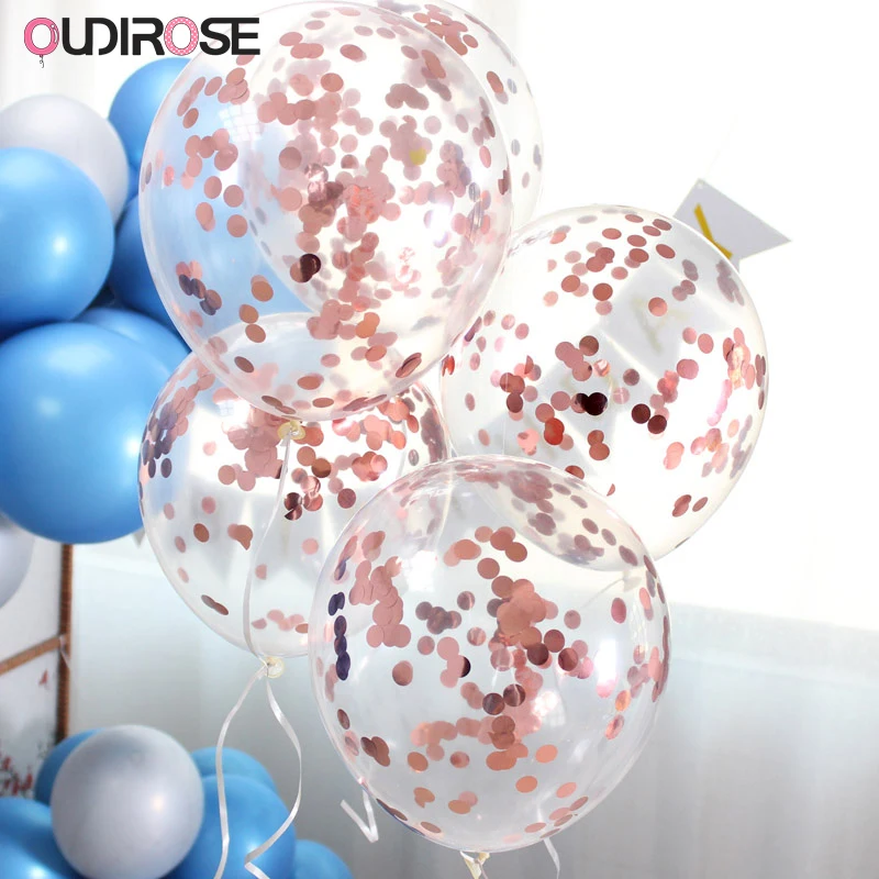 Свадебные кисточки цветок микс конфетти латексные фольгированные шары на день