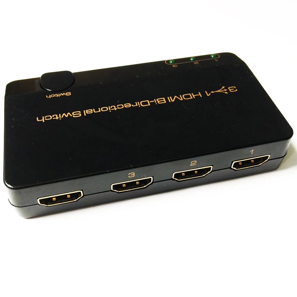 Hdmateries 3-портовый 4K HDMI двухнаправленный коммутатор сплиттер 3X1 или 1X3 селектор