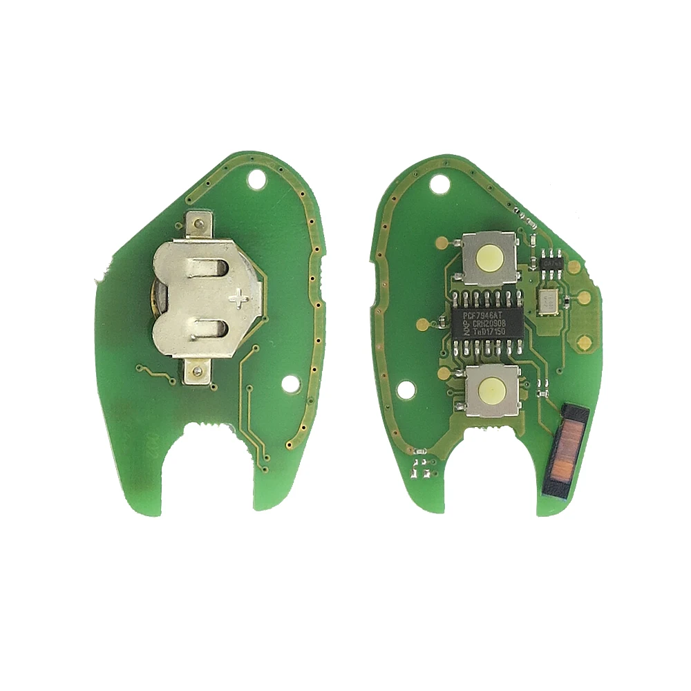OkeyTech для Renault Clio Duster Megane Автомобильный Дистанционный ключ 2 кнопки 433 МГц ID46 PCF7946