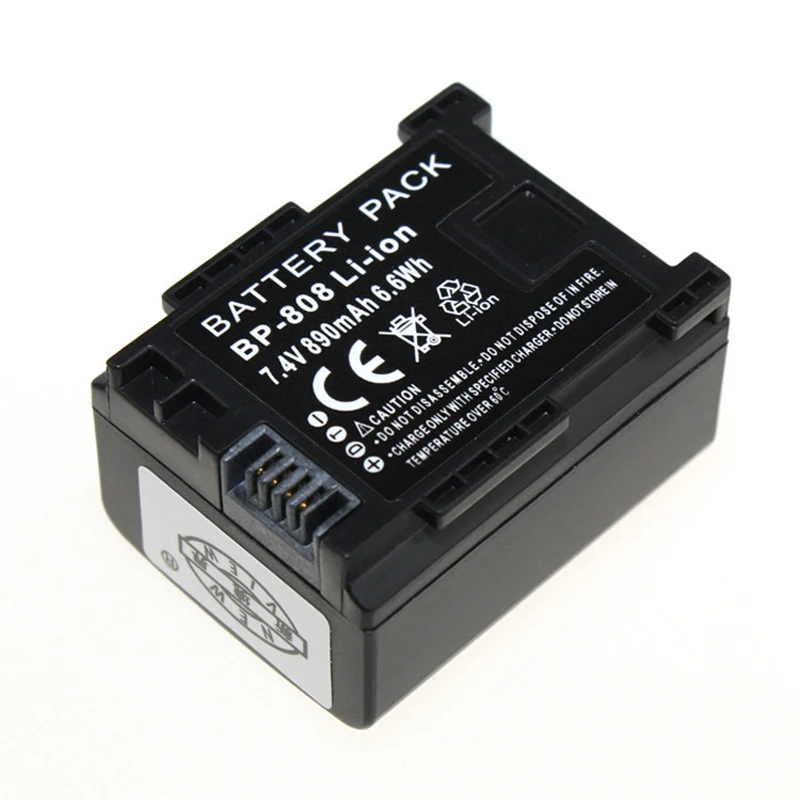 Digital Boy (5 шт./компл.) 2x BP-808 BP 808 BP808 литий-ионный Батареи для камеры Canon hfs30 hfm41 hfm400 +
