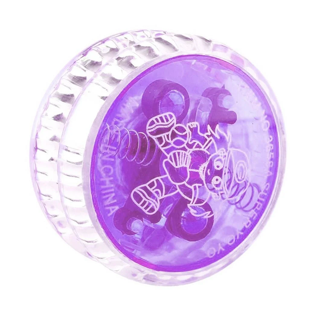 

New Plastic Clear Light Up YoYo Balls Professional Yo-yo Children Adult Toys