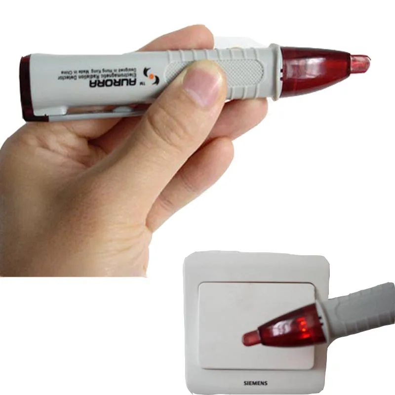 Pen-shape Protable Multimeter Mini Style Noncont Electromagnetic Radiation Detector Pen EMF Tester High Sensitive Test |