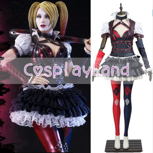 Бэтмен Аркхэм &quot Харли Квинн пикантные Cospay костюм Костюм на карнавал или