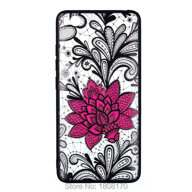 Чехол из ТПУ C-Ku Lotus Flower Mandala Datura для Redmi 4A 4X 5 Plus 5A 6 6Pro NOTE3 NOTE4 NOTE S2 кружевной Роскошный