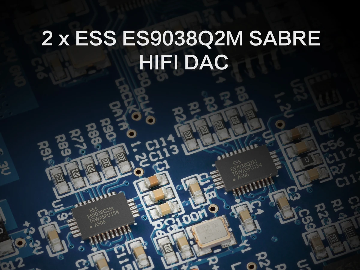Топ D50s ES9038Q2M* 2 ЦАП Bluetooth 5,0 LDAC DSD512 32 бит/768 кГц Hi-Res аудио HIFI декодер