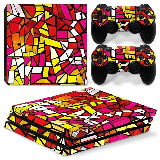 TN-P4Pro-0716 Дизайнерские Стикеры кожи для ps4 консоли и пульт дистанционного управления - Цвет: TN-P4Pro-0716
