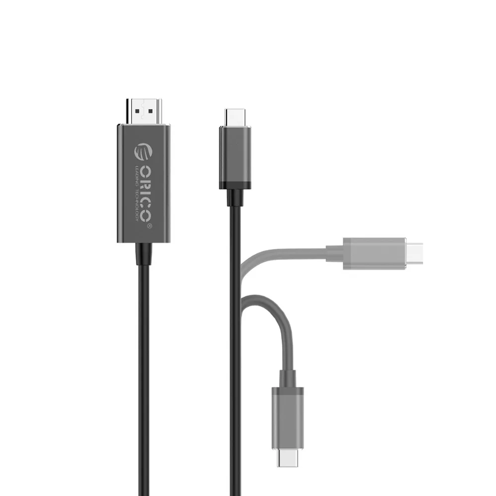 Кабель-адаптер ORICO Type-C к HDMI-совместимый HD VGA DVI 1 8 м 2 для HUAWEI P10/20 Samsung S8/S9/Note серии |