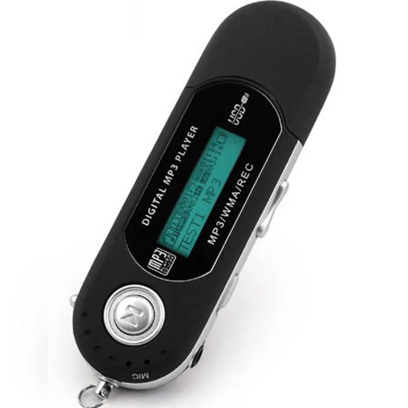 Mini MP3 Player LCD Display with USB High Definition Music Support FM Radio SD Card free earphone | Электроника