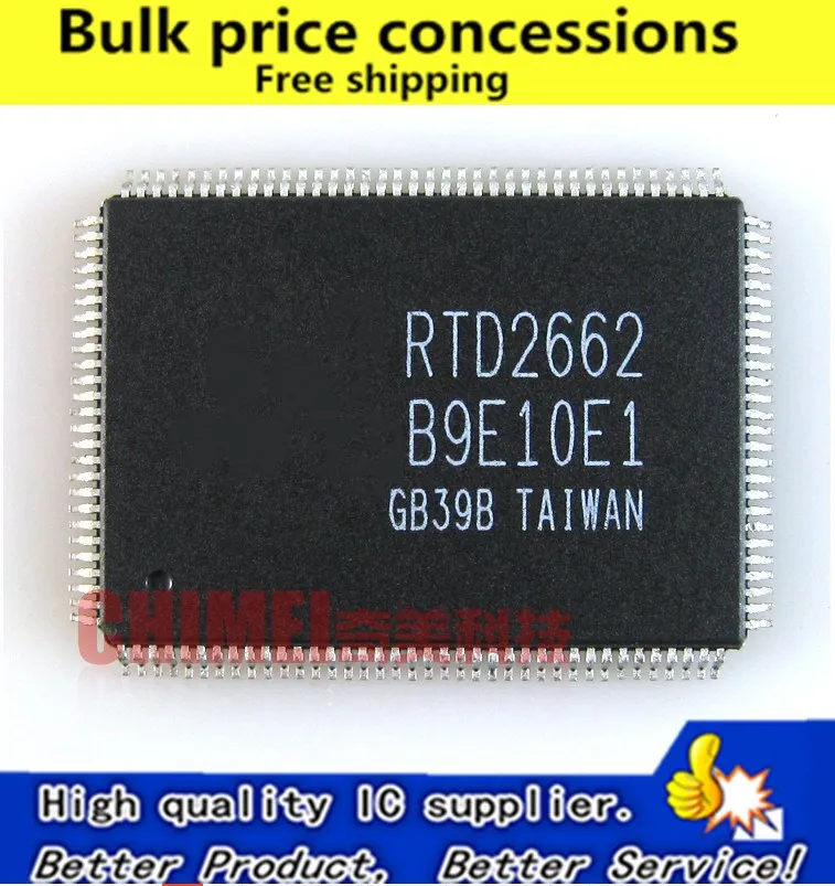 

Free shippin 10pcs/lot RTD2662 QFP LCD driver chip