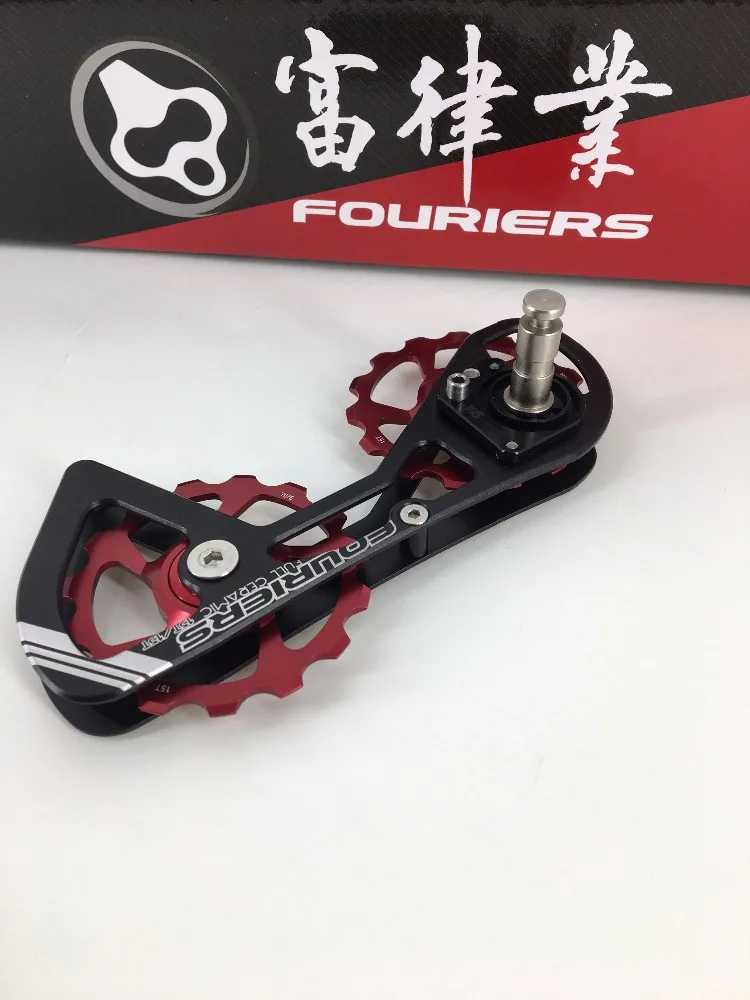 

FOURIERS Road bicycle rear derailleur pulleys For RD 5800 ROAD Bike Drivetrain Use full ceramics bearings jockey wheels