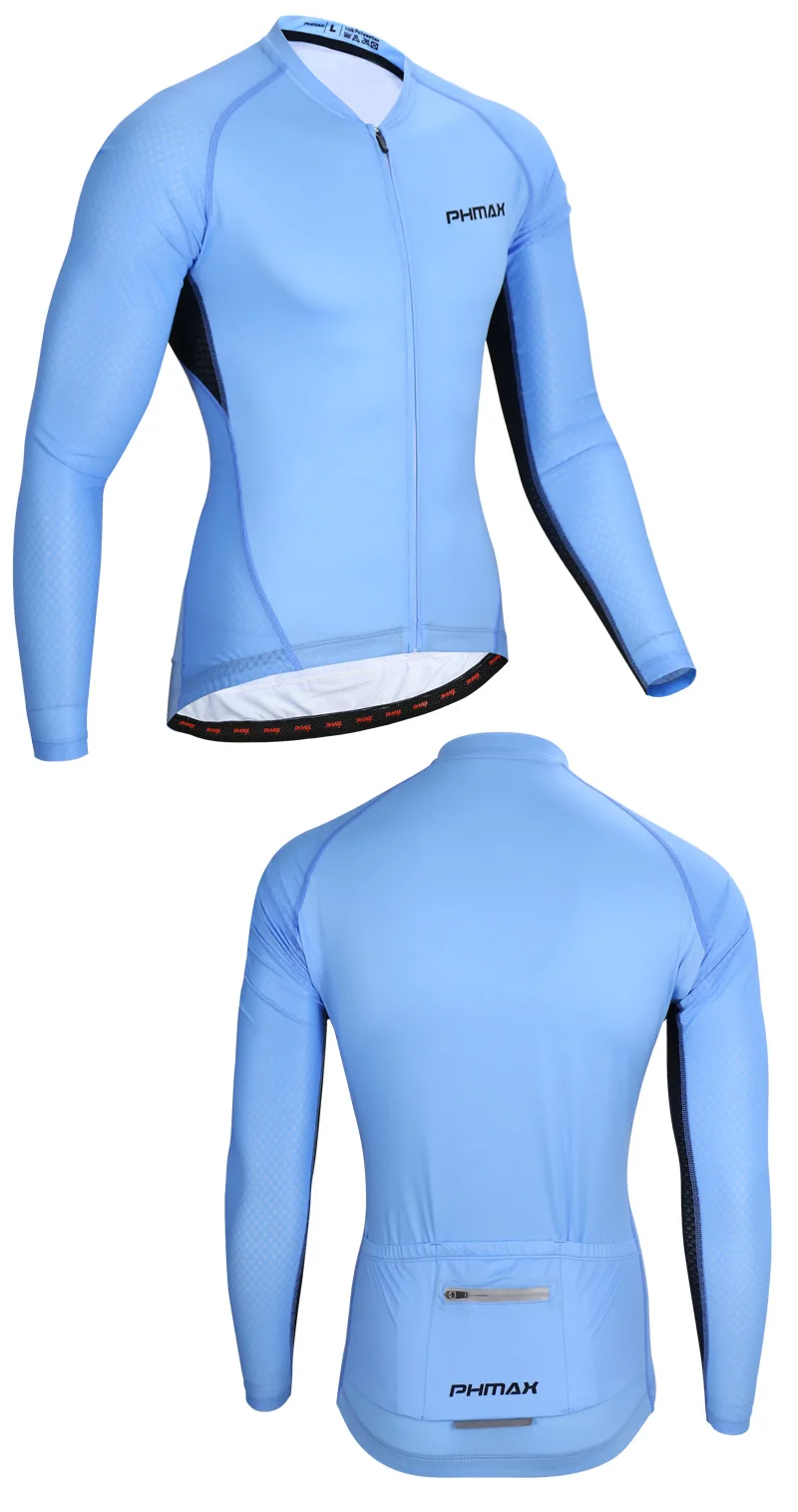 PHMAX полиэстер мужской Pro Джерси Майо для велоспорта Ropa Ciclismo MTB велосипед одежда с длинными рукавами гонки на велосипедах велосипедные костюмы