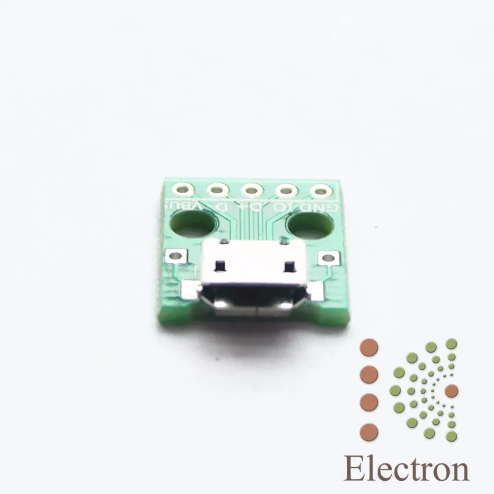 10 шт./компл. 5-контактный разъем MICRO USB DIP-адаптер 2 54 мм штырьковый PCB | Компьютеры и