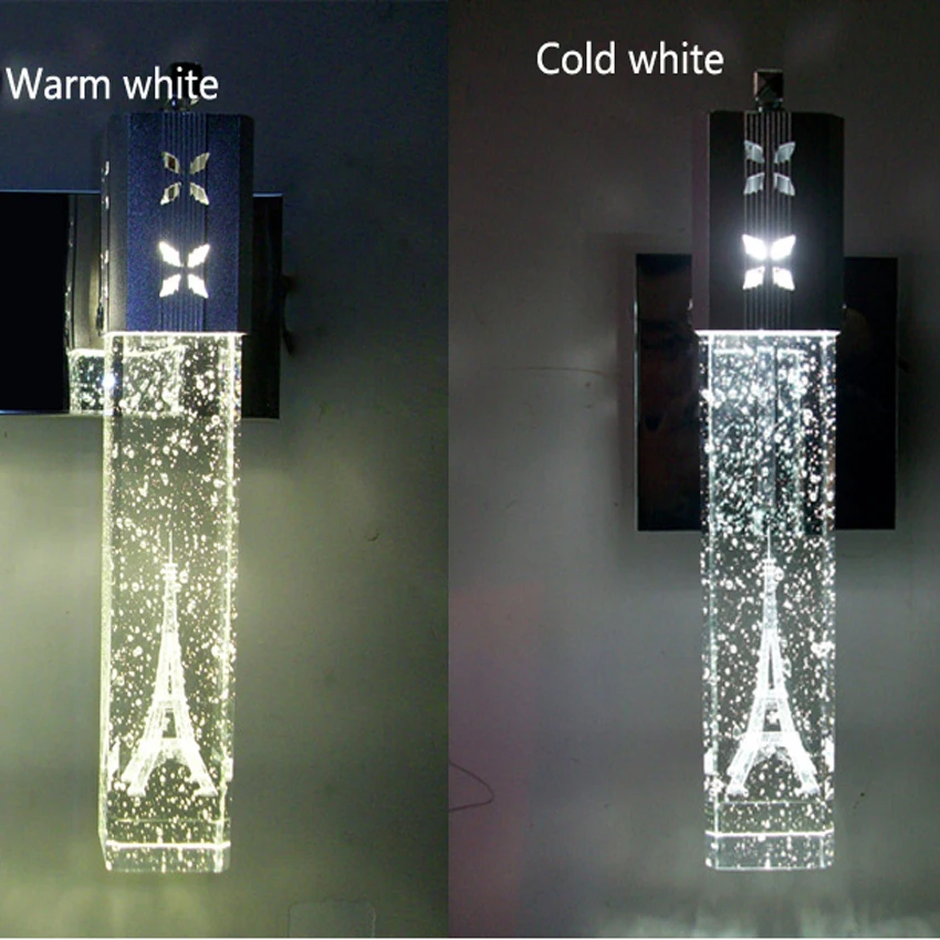 Новинка 2019 настенный светильник с кристаллами в форме пузырьков американский