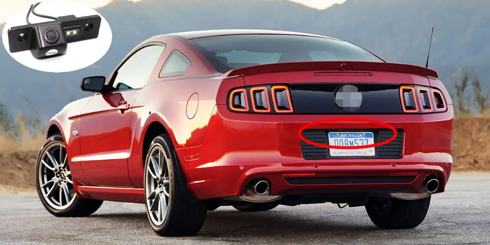 Автомобильная резервная парковочная камера для Ford Mustang 2010~ Камера заднего вида/Встроенная камера SONY CCD HD