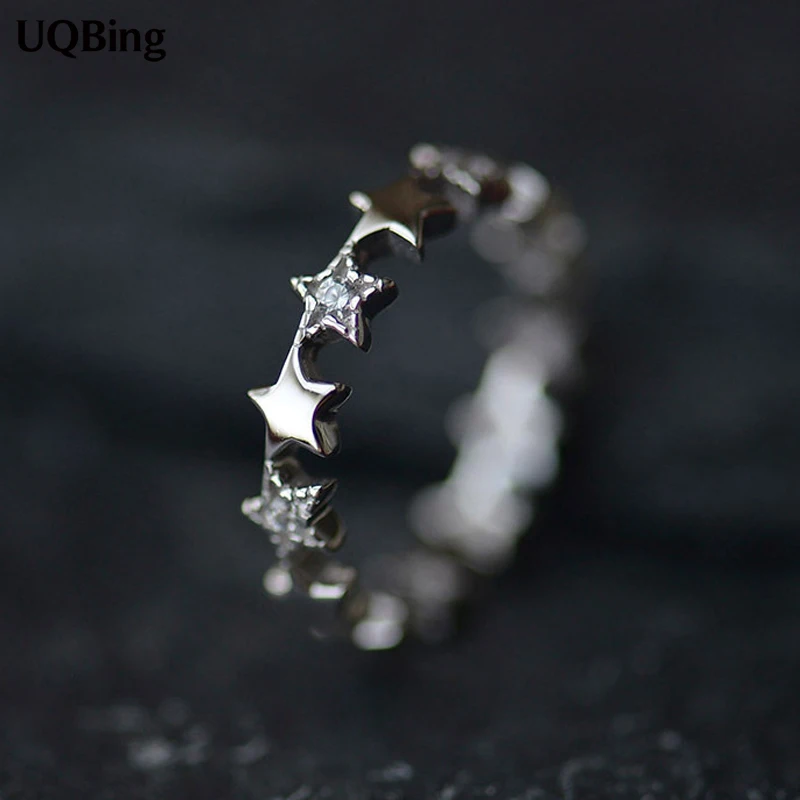 Бесплатная доставка кольцо из стерлингового серебра 925 пробы модное циркония с